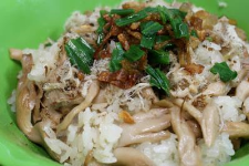 Xôi nấm giò chay